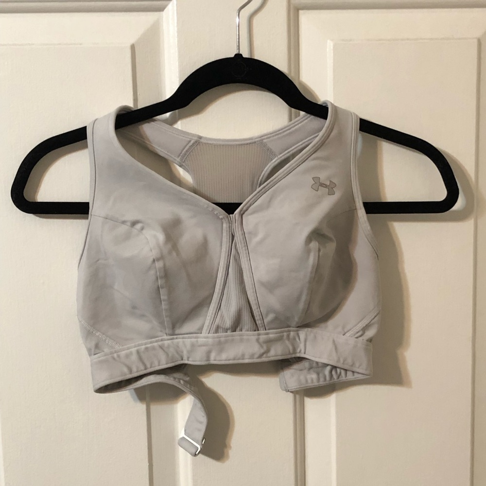 White sports bra